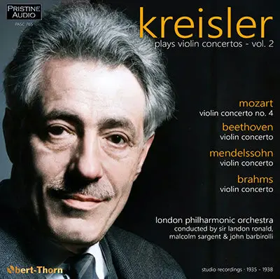 Kreisler Plays Violin Concertos, Vol. 2 (1935-38) - Pasc765 - Cd 1
