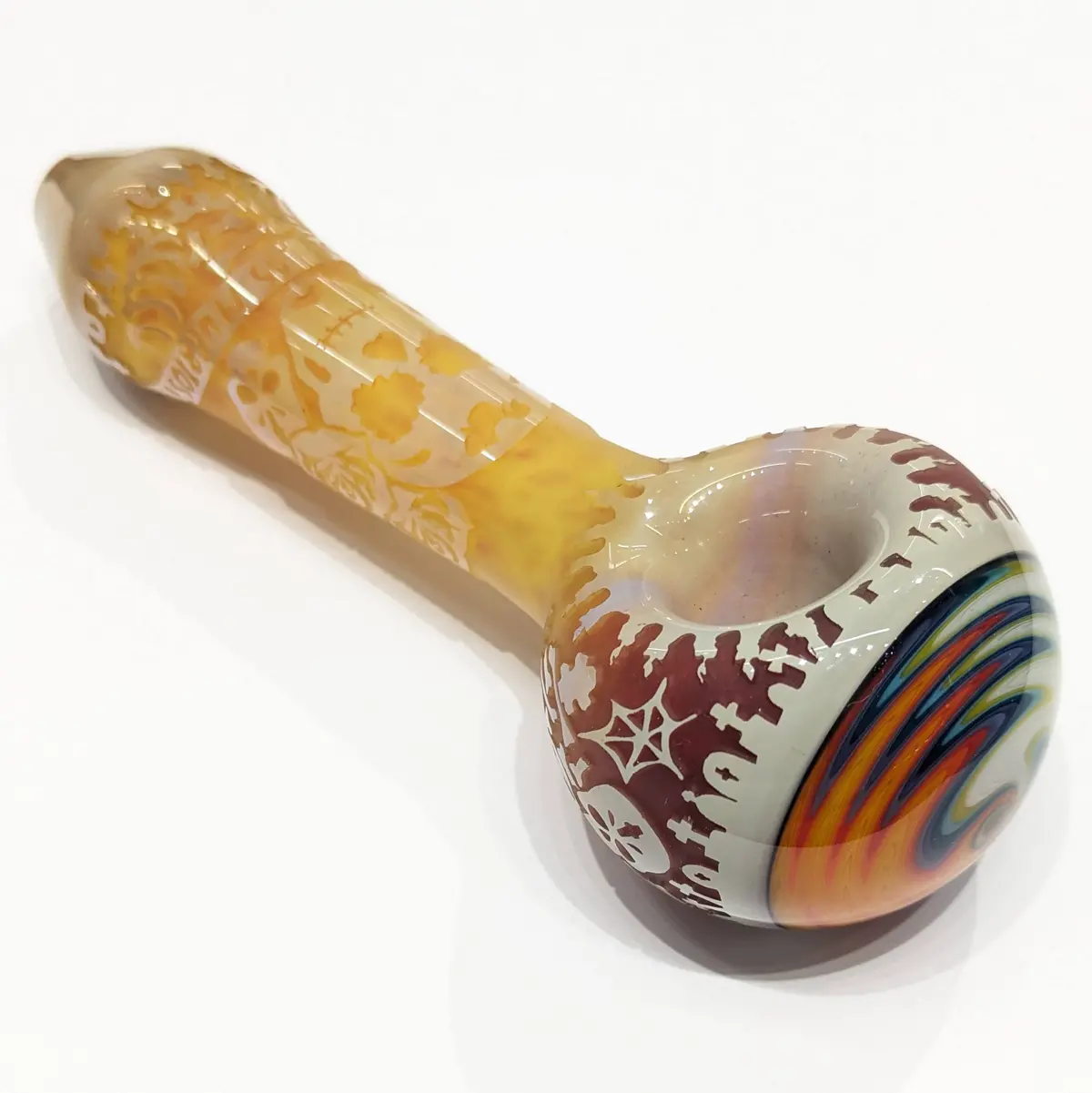 Liberty Wigwag Cap 2Tone Carved Spoons 1