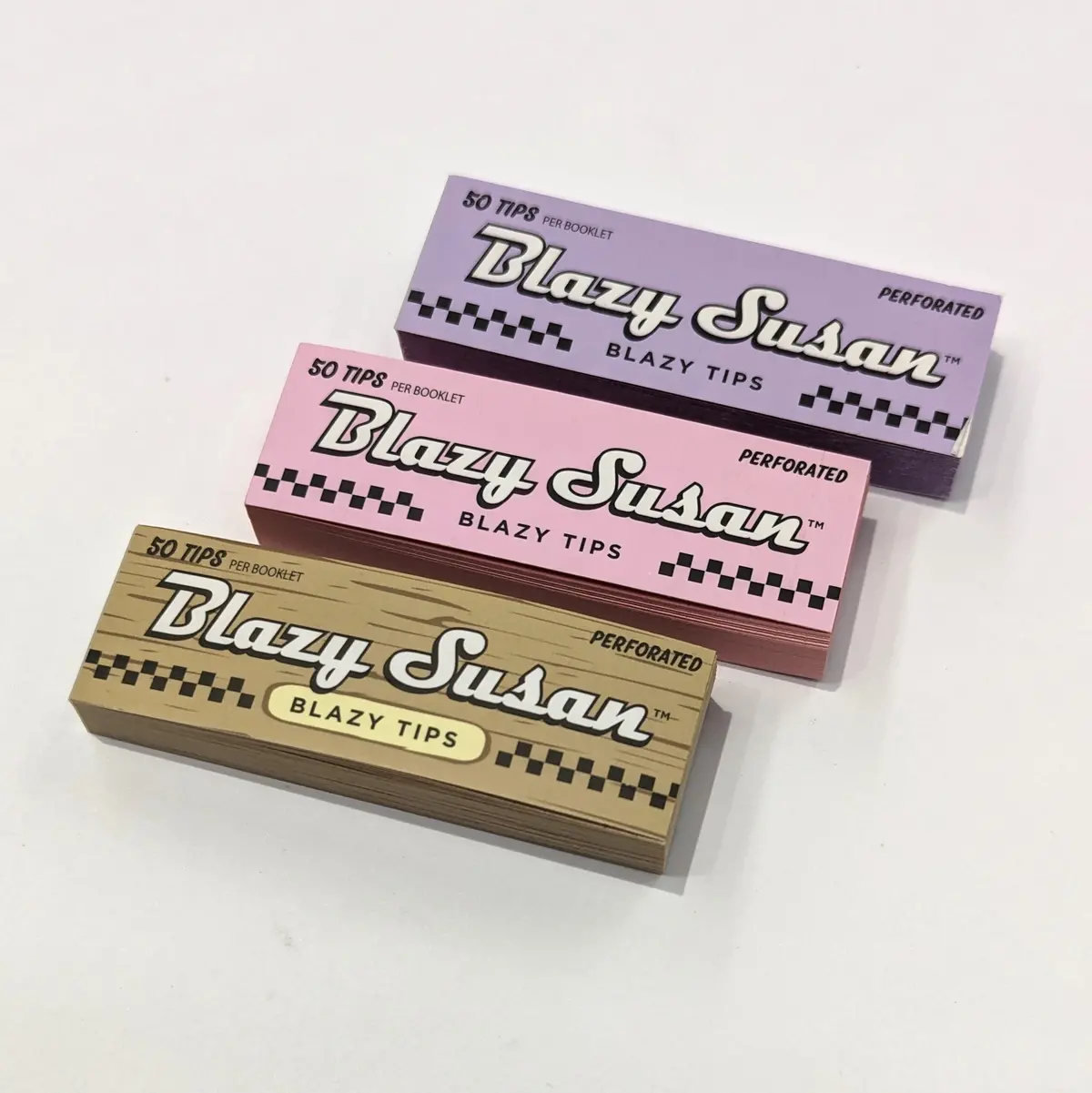 Blazy Susan Perforated Rolling Tip Booklet 1