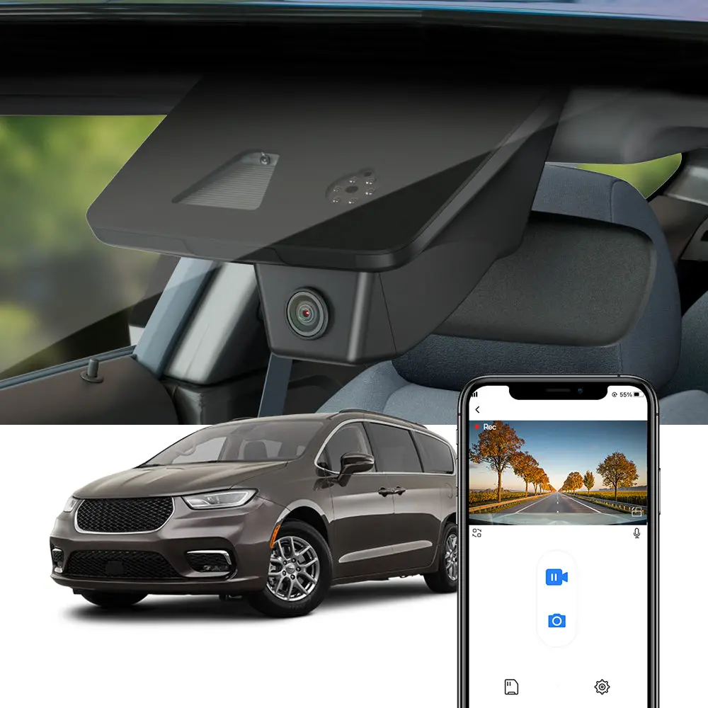 Fitcamx Dash Cam For Chrysler Pacifica 2018-2026 1