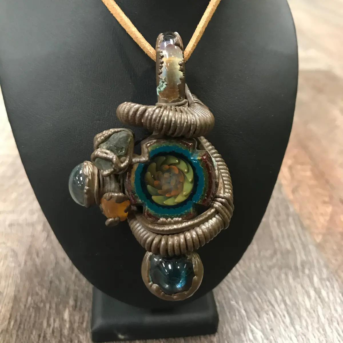 Peter B Wire Wrapped Heady Pendant 1