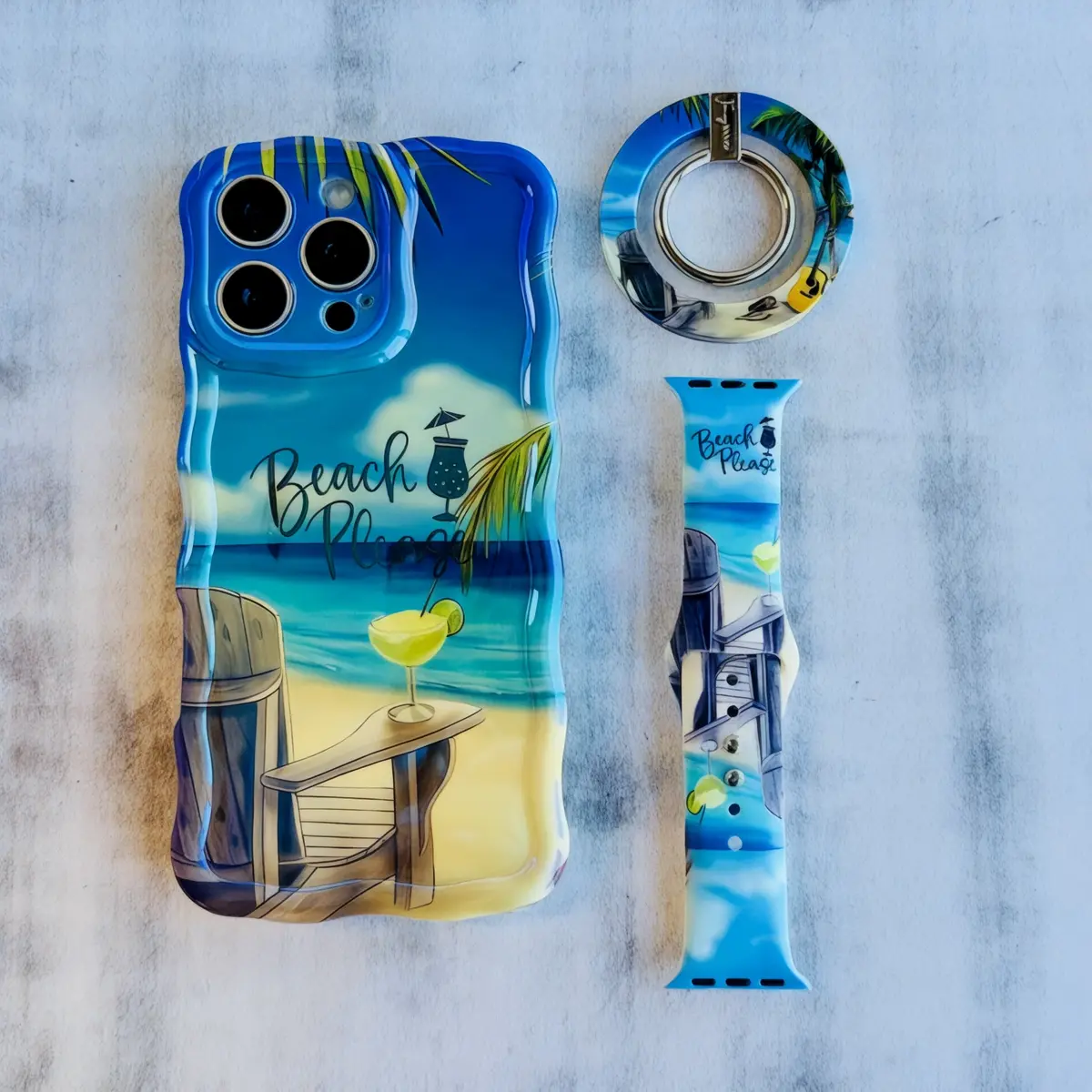 Beach Please Iphone + Watch Matching Set 1