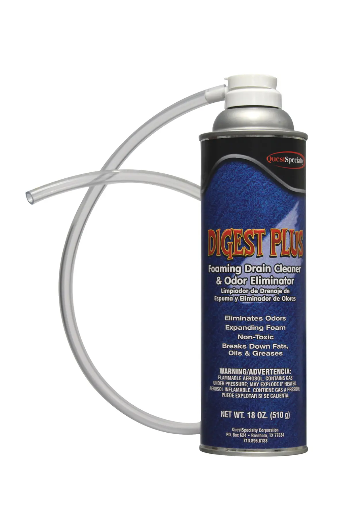 Questspecialty - Digest Plus Foaming Drain Cleaner & Odor Eliminator - 18Oz. - 2040 1