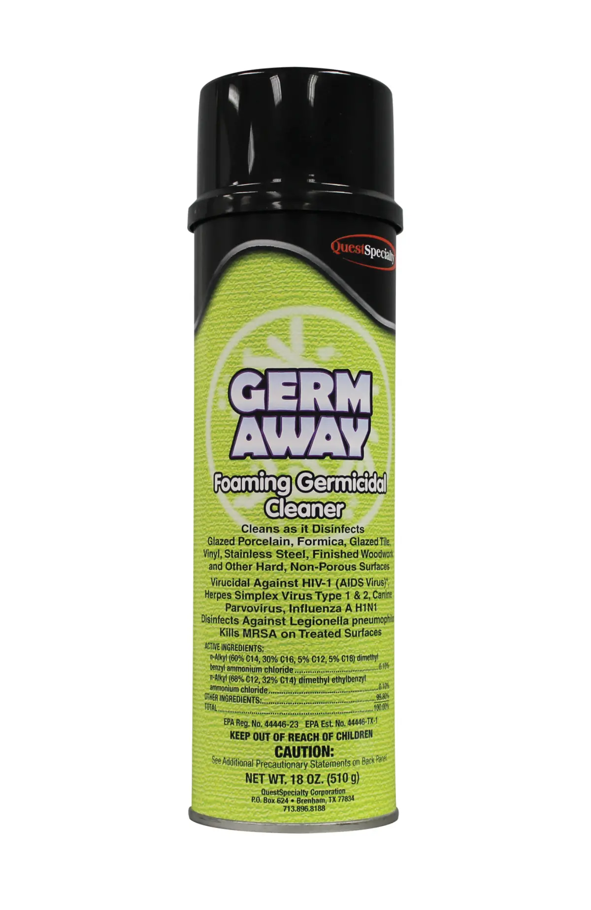 Questspecialty - Germ Away Foaming Germicidal Cleaner - 18Oz - 2170 1