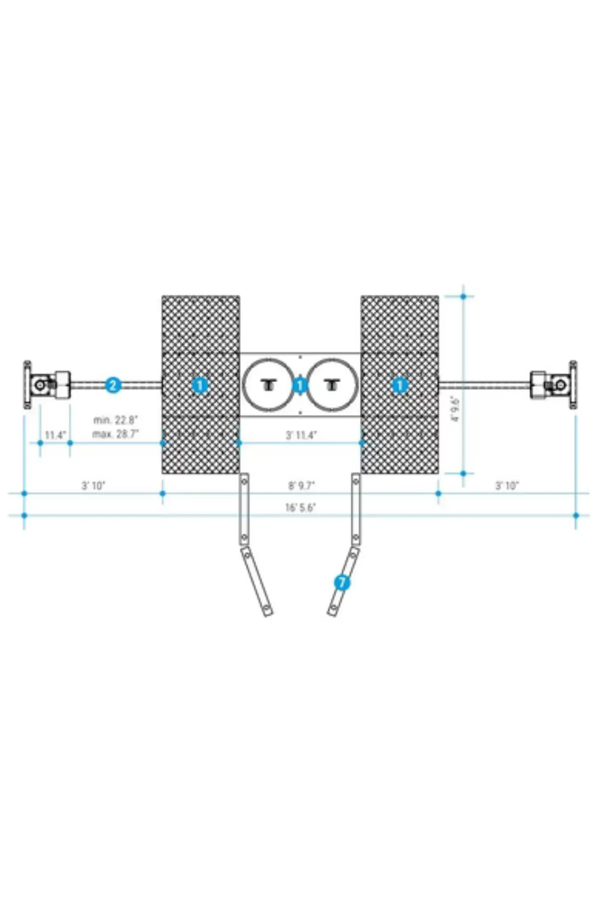 Mosmatic Undercarriage Cleaner With Ramp - Rigger - 80.550 1