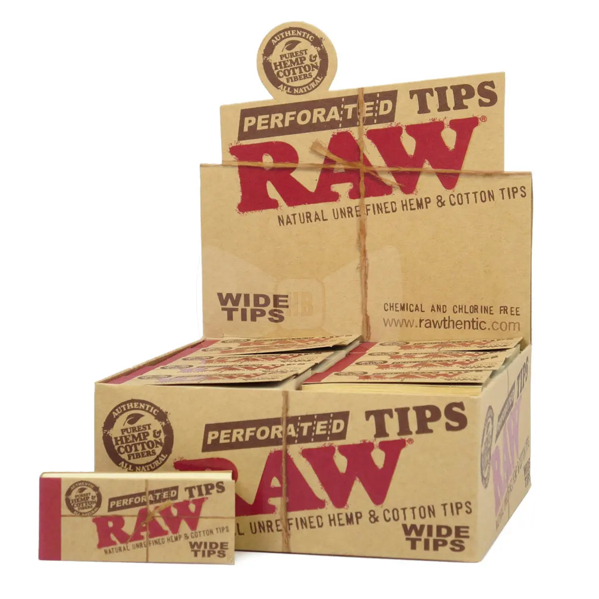 Raw Wide Perforated Tips 1