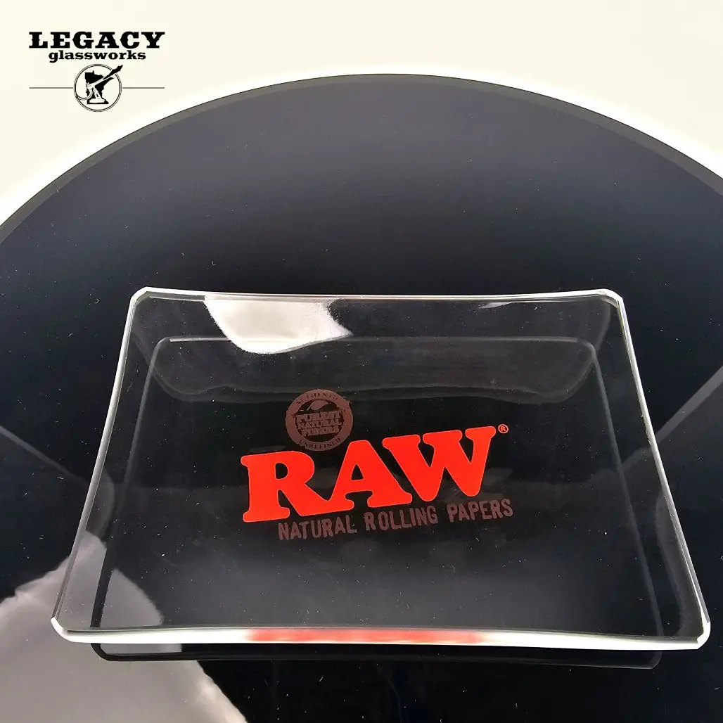 Raw Star Glass Rolling Tray 1