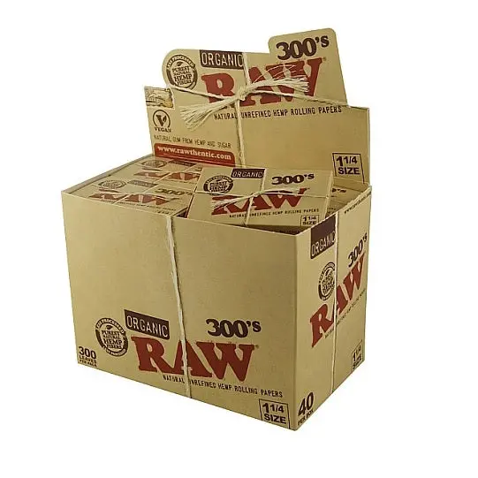 Raw Organic 1 & 1/4 300 Pack 1