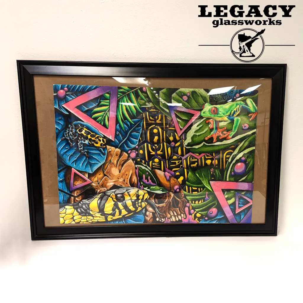 Rose One "Primitive Divination" Original Wall Art 1
