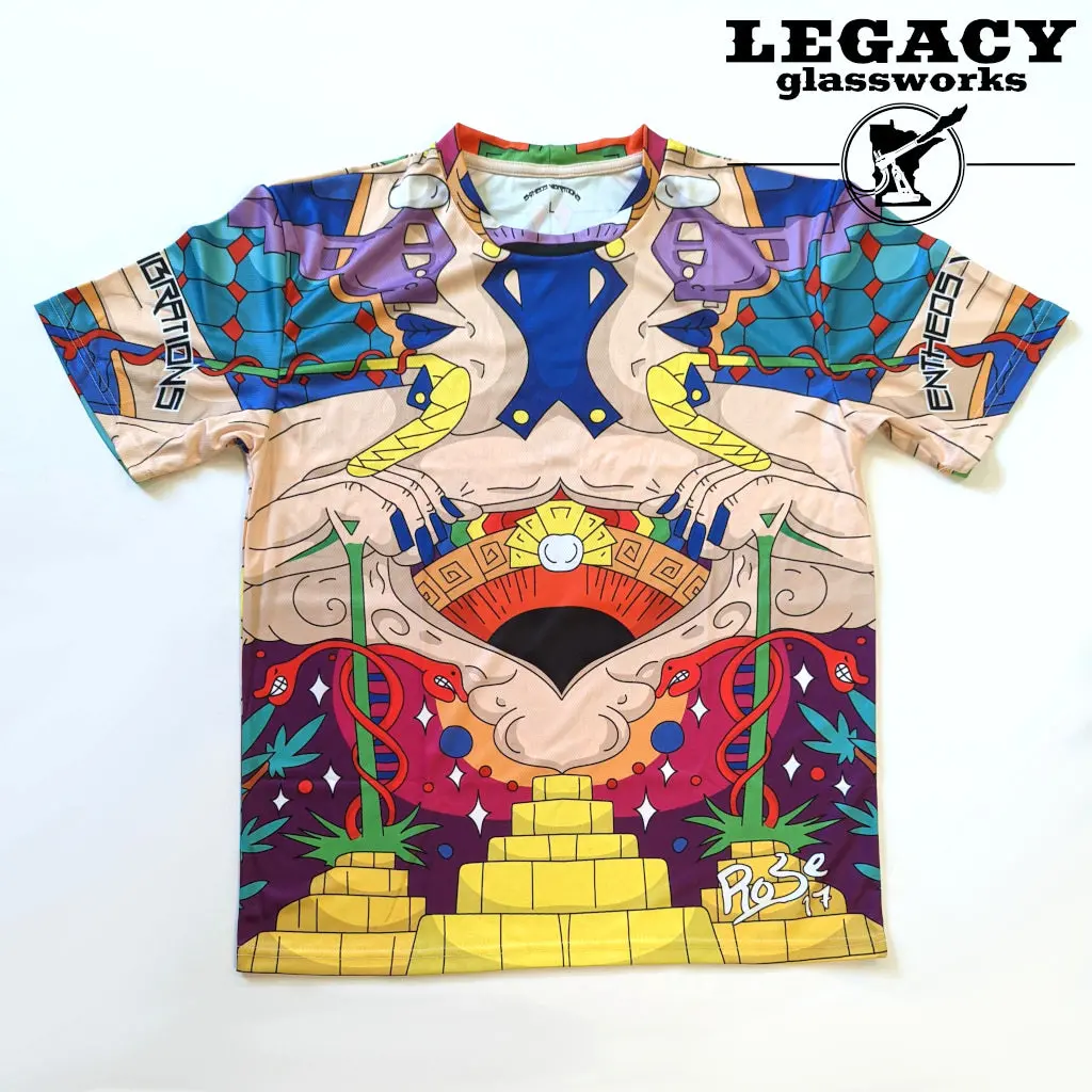 Rose One X Entheos Vibrations Psychedelic T-Shirt 1