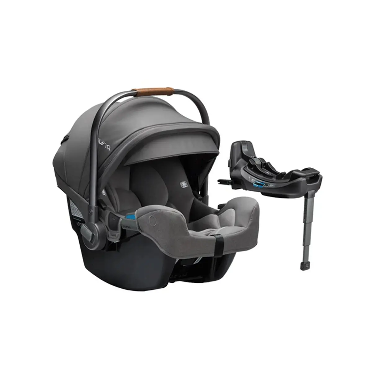 Silla De Coche Infantil Portabebes Nuna Pipa Rx Granite + Base 1