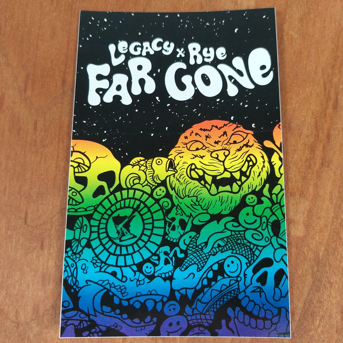 Rye "Far Gone" Sticker 1