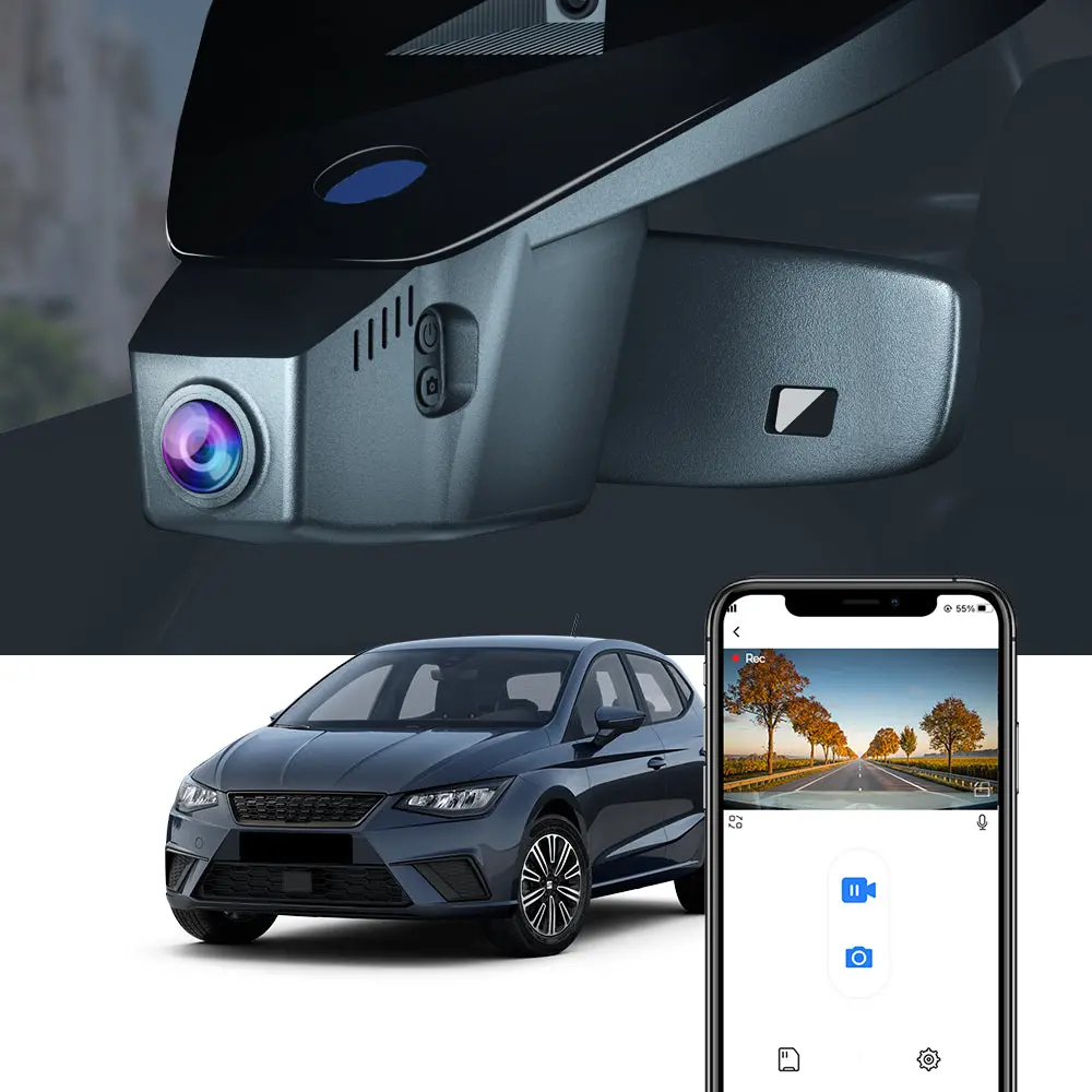 Fitcamx Dash Cam For Seat Ibiza 2016-2025 1