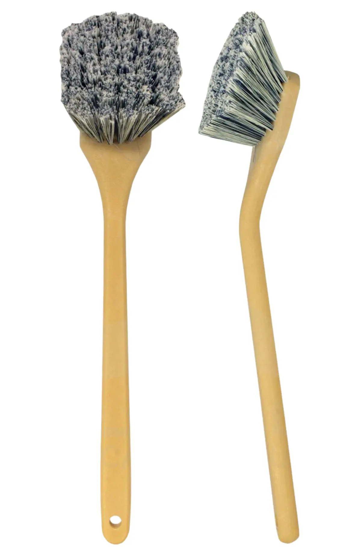 Sm Arnold Body Brush Salt & Pepper Polystyrene Angled Bristles - 83-017 1