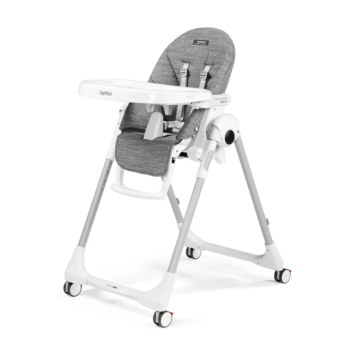 Silla Alta Prima Pappa Follow Me 2 En 1 Peg-Perego Wonder - Wonder Grey 1