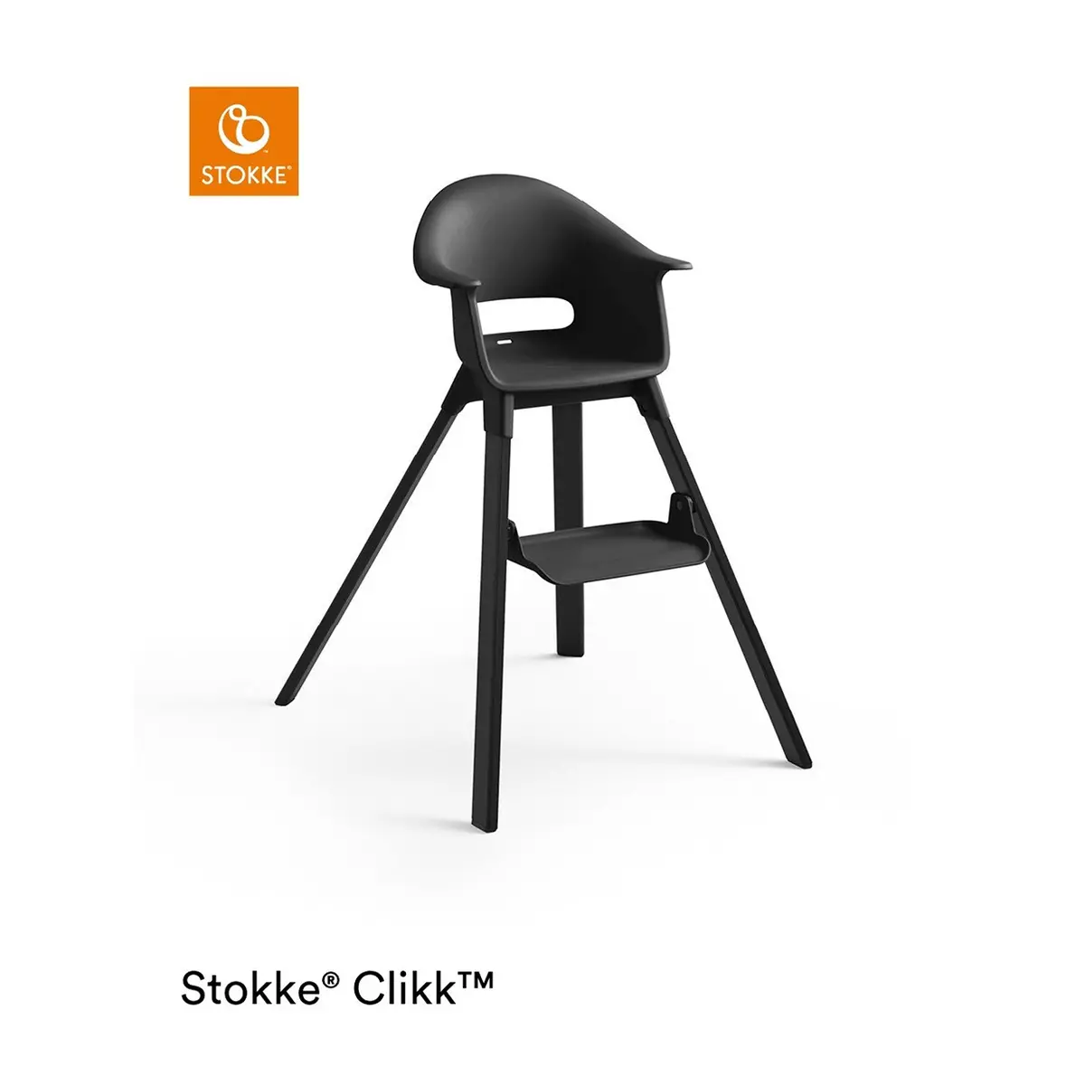 Silla Alta Clikk Stokke Midnight Black 2