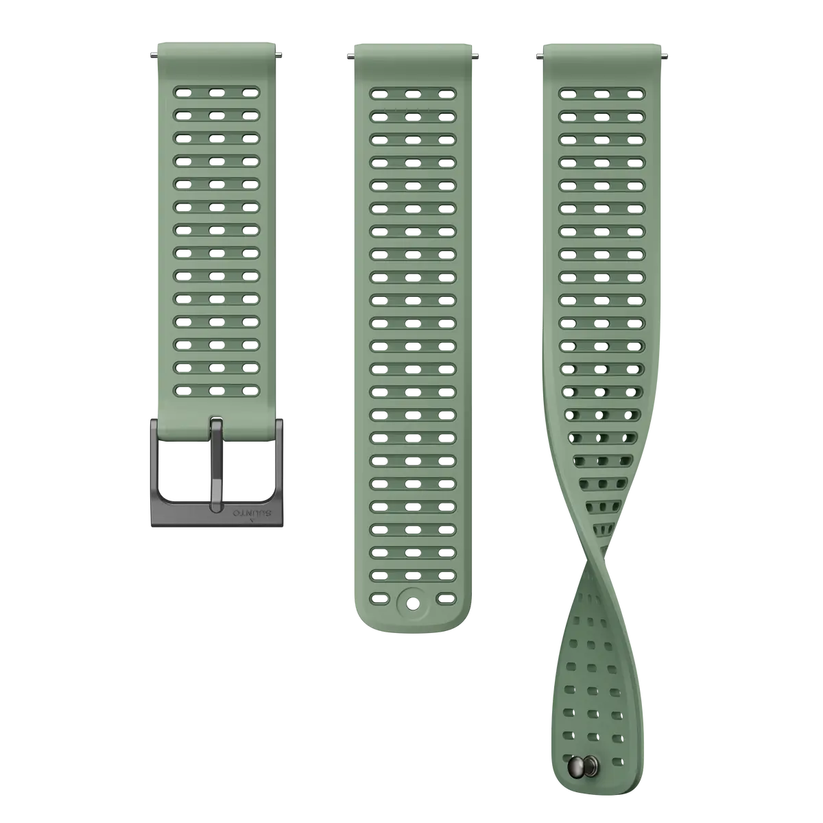 Suunto 22Mm Athletic 9 Silicone Strap Sage Green S+M 1