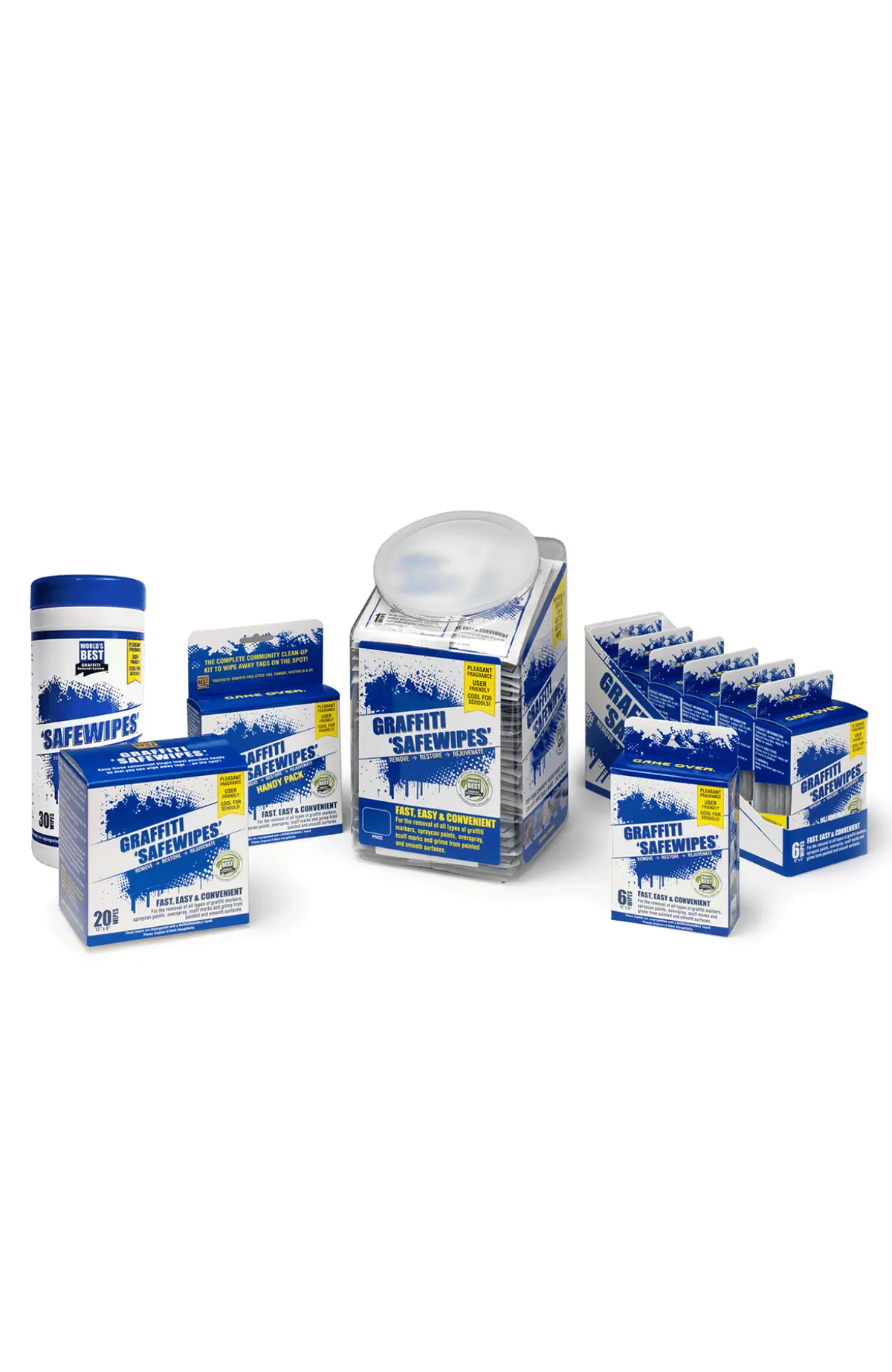 World's Best Graffiti Safewipes (You Choose) 1
