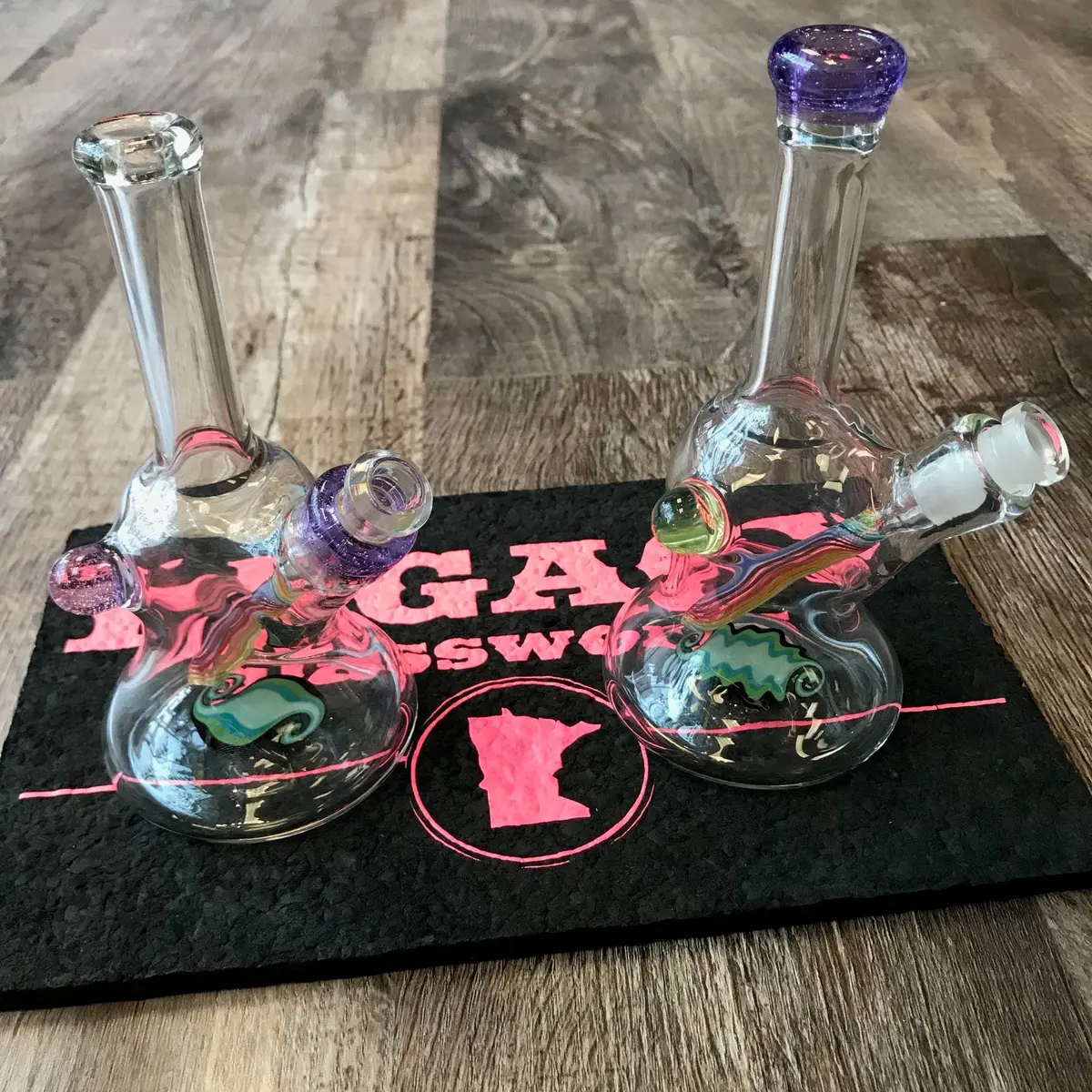 Sammy Flowers Clear Rig W/Rainbow Downstem 1