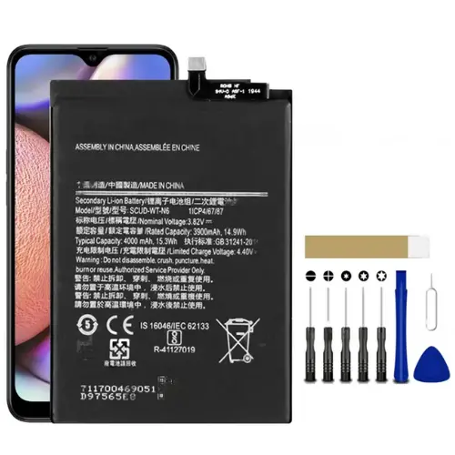 Battery For Samsung Galaxy A10s A20s A21 4000Mah Battery Scud-Wt-N6 7