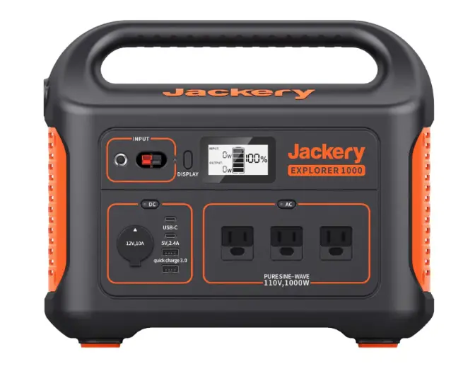 Jackery Explorer 1000Plus Portable Power Station 1