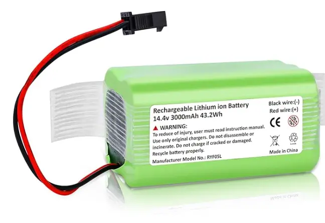 Eufy Robovac Replacement Battery 14.4V 11S, 11S Plus, 11S Max, 12, 15C, 15C Max, 30, 30C Max, Ecovacs Deebot N79s, Dn622, G10 Hybrid,Vacuum 1