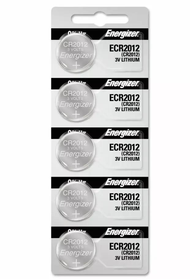 Energizer Cr 2012 (5 Pack) Lithium Watch Low Drain Battery Long Lasting 1