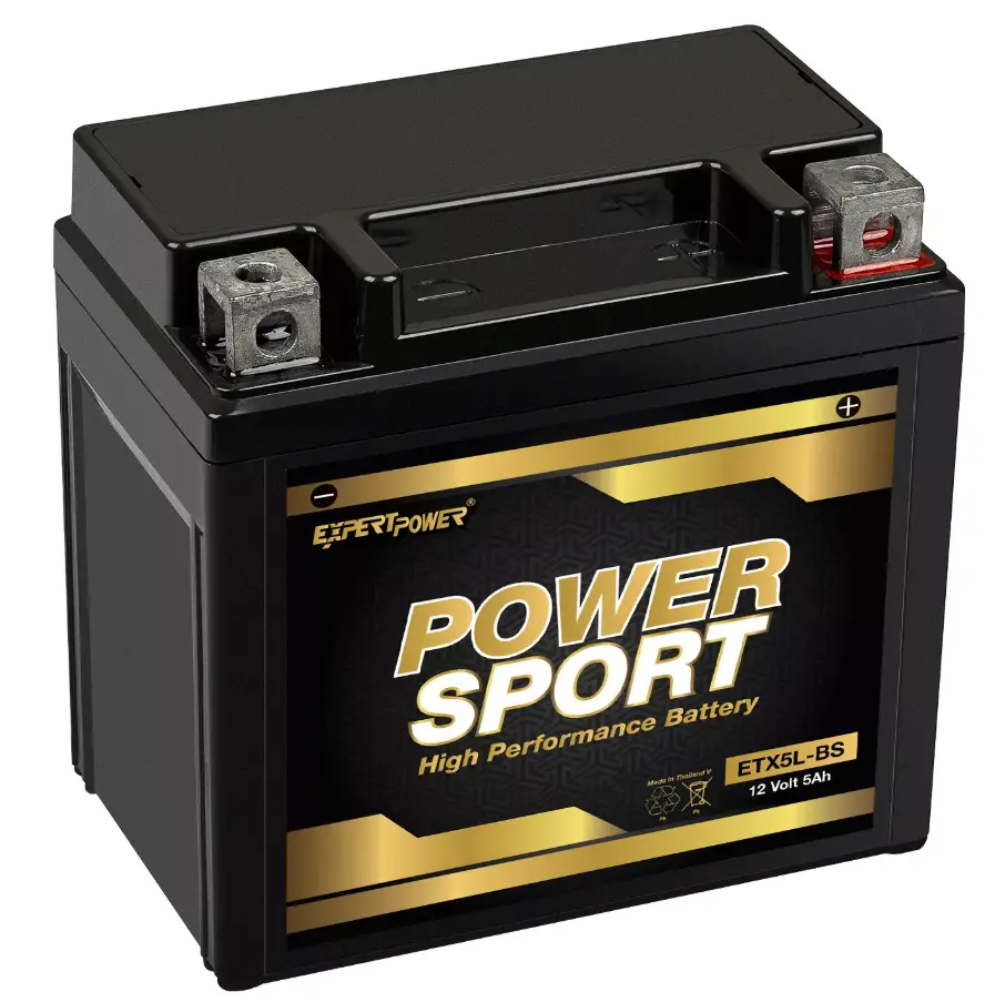 Power Sport Atv Ytx5l-Bs 12V 5Ah Battery 1
