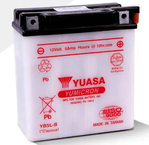 Yuasa 5B5l-B Powersport Battery 1