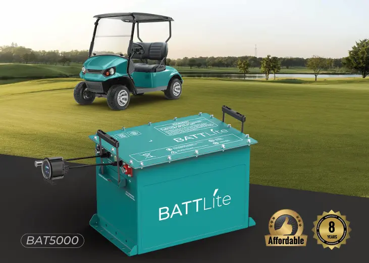 Battlite Lithium Golf Cart Battery Lifepo4 48V 100Ah - Full Drop In Play Kit 2