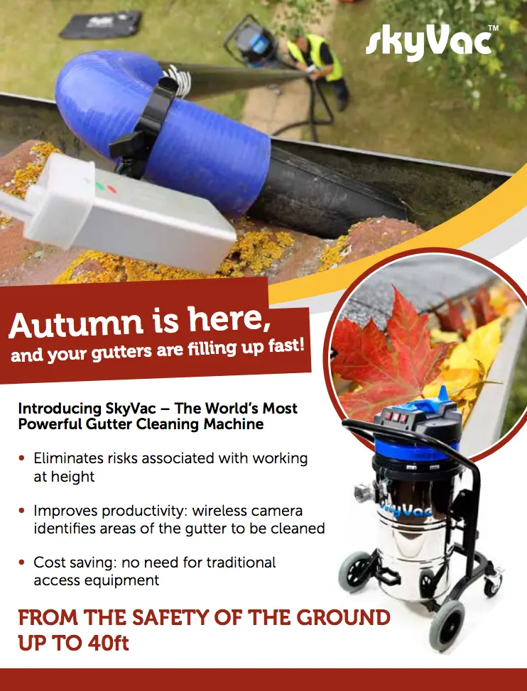 Skyvac®️ Fall Flyer Gutter Cleaning 1