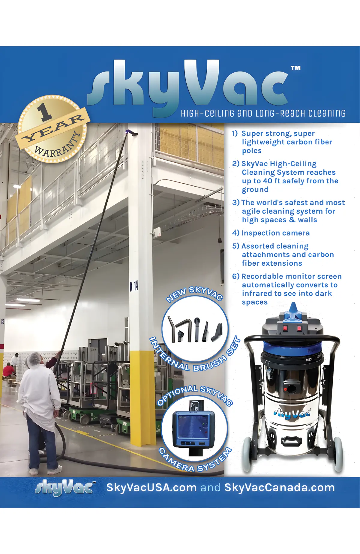 Skyvac®️ High Ceiling Cleaning Flyer 1