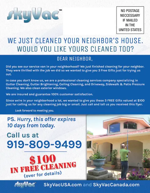 Skyvac®️ Mailer 3 Gifts - Side 1 1