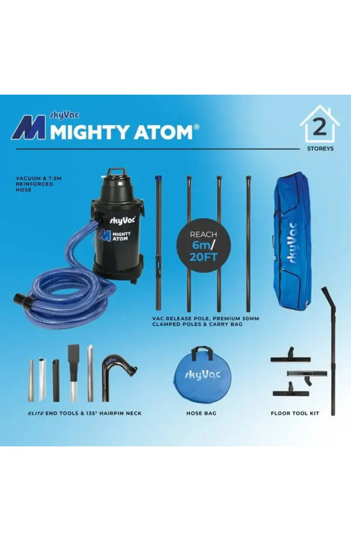 Skyvac® Mighty Atom Clamped (You Choose) 1