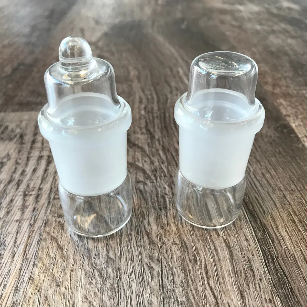 Small Glass-On-Glass Jar 1