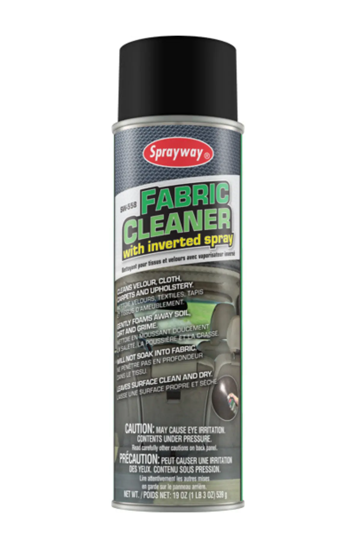 Sprayway - Fabric Cleaner With Inverted Spray - 19 Oz. - Sw558 1