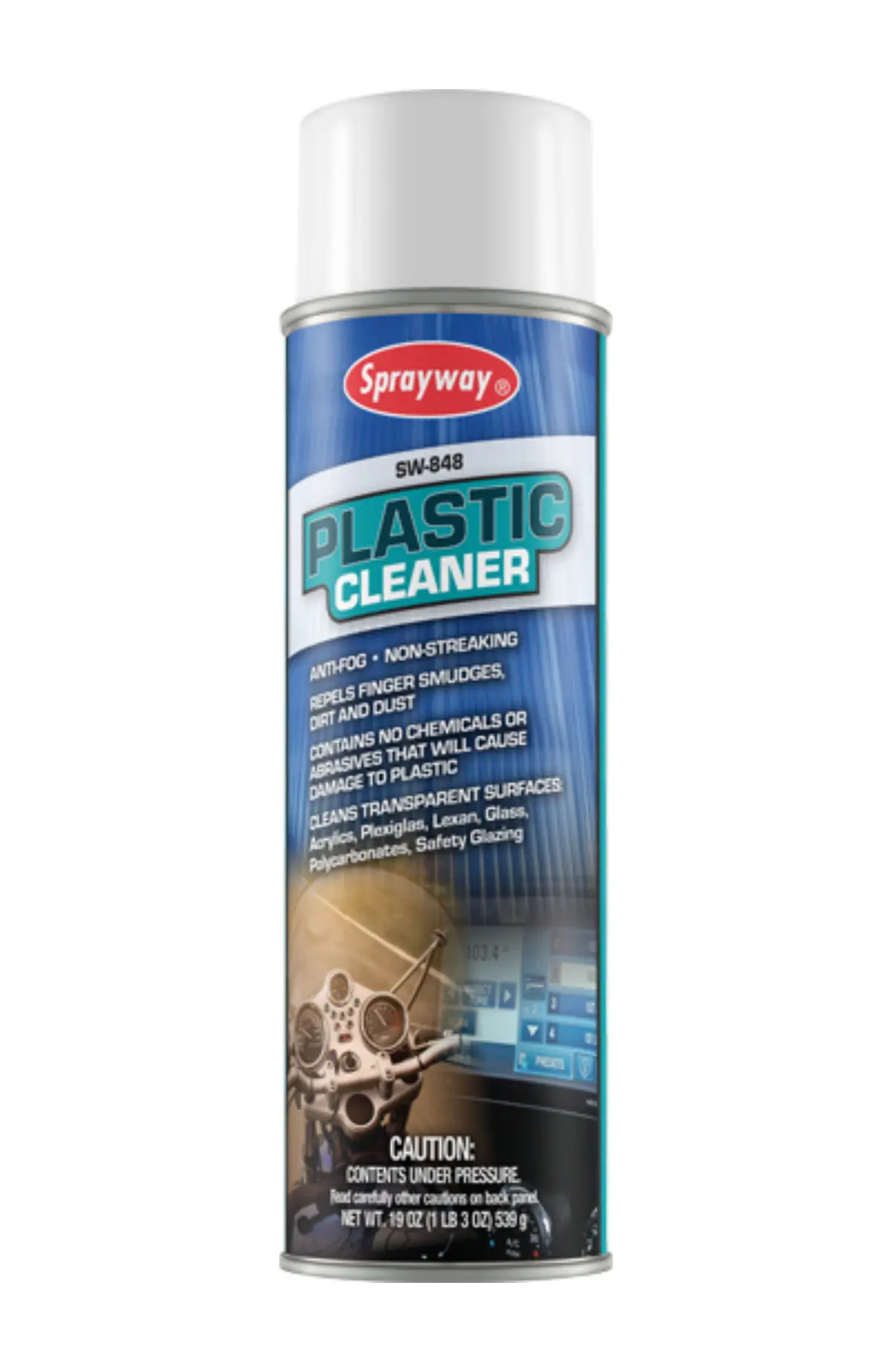 Sprayway - Plastic Cleaner - 19 Oz. - Sw848 1