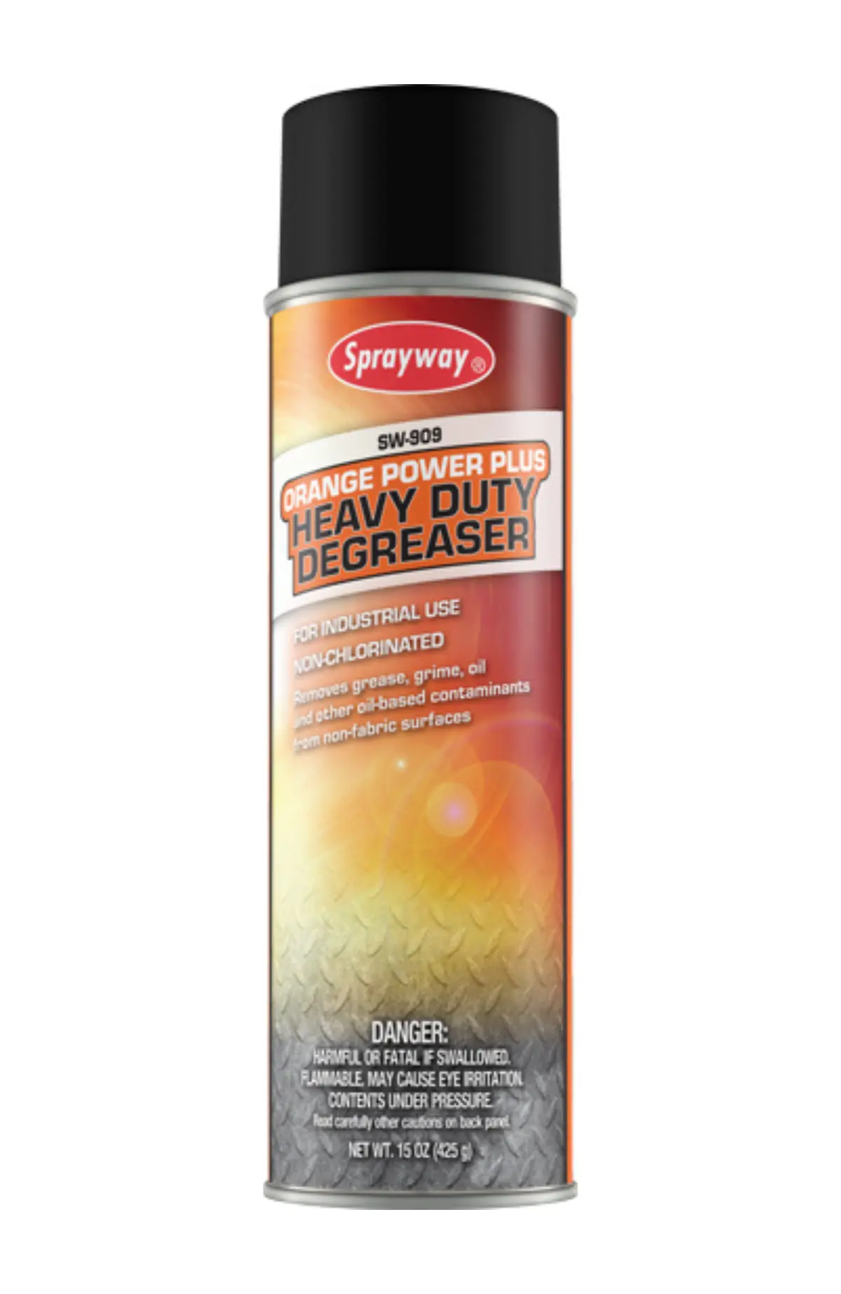 Sprayway -  Industrial Heavy Duty Orange Power Plus Degreaser  - 15 Oz. - Sw909 1