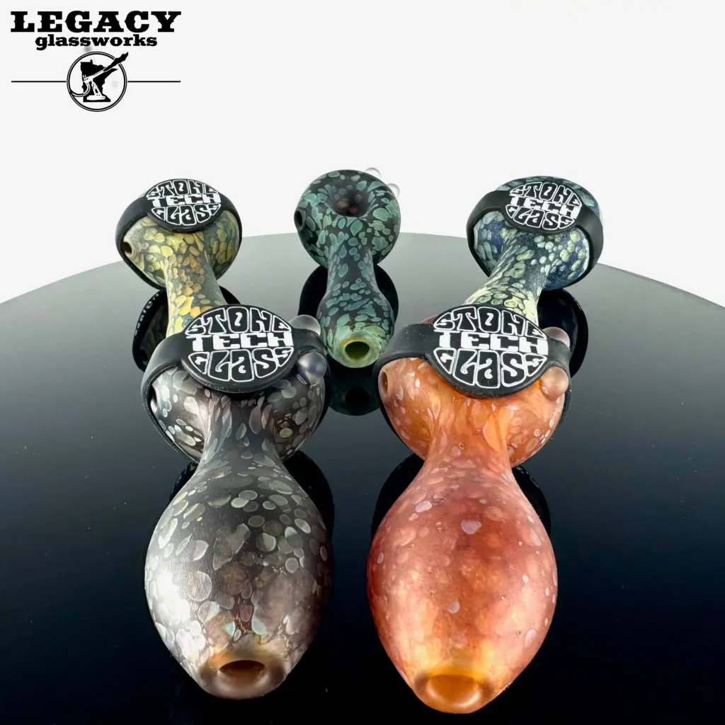 Stone Tech Glass Sandblasted Spoon 1