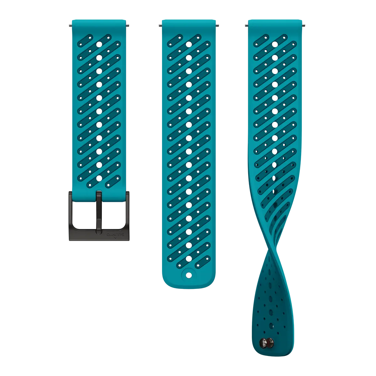 Suunto 22Mm Athletic 8 Silicone Strap Wave Blue S+M 1