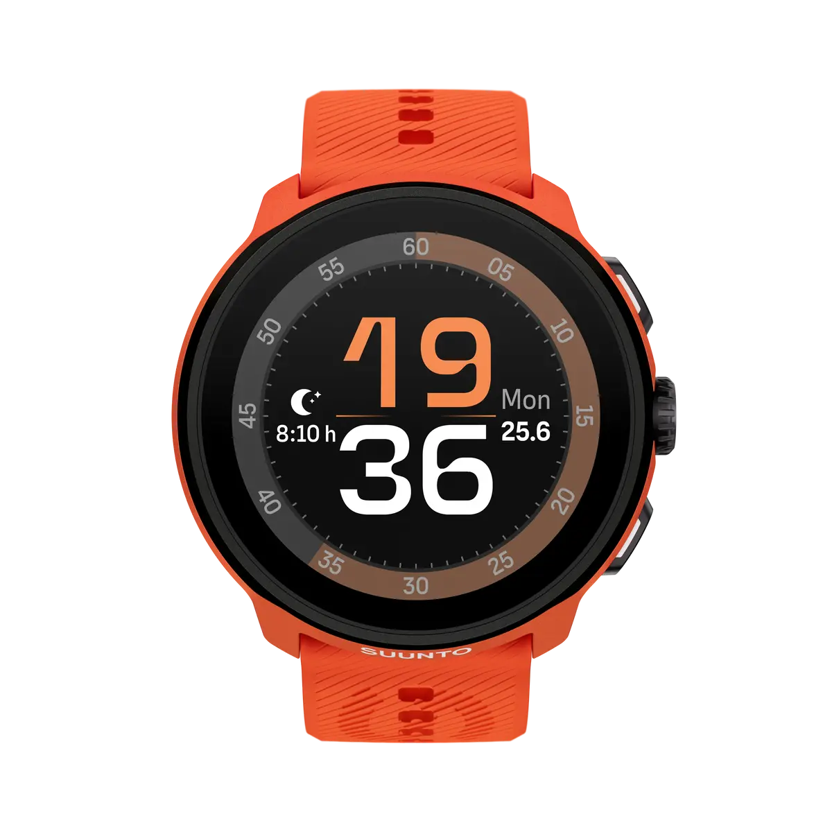 Suunto Run Coral Orange With Silicone Strap 1