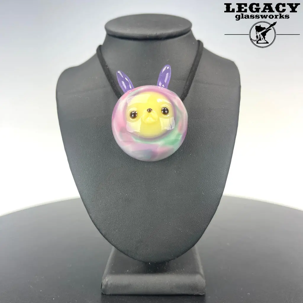 Aquariust Purple Tie-Dye Chappy Pendant 1