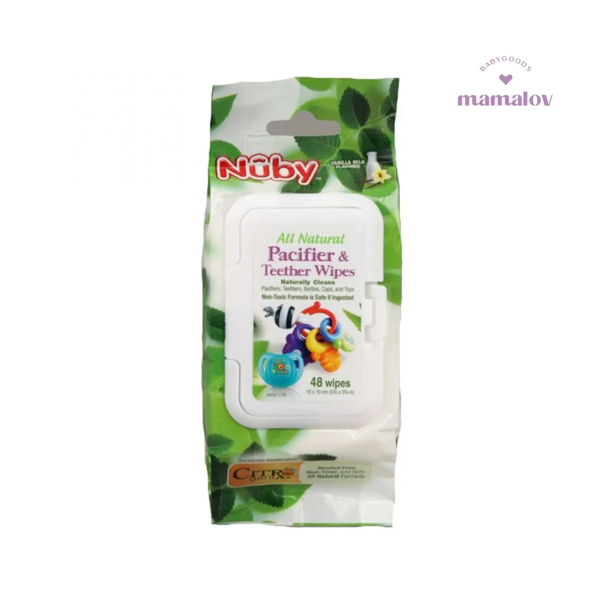 Paquete De 48 Toallitas Para Chupones - Cd 40048 Nuby 1