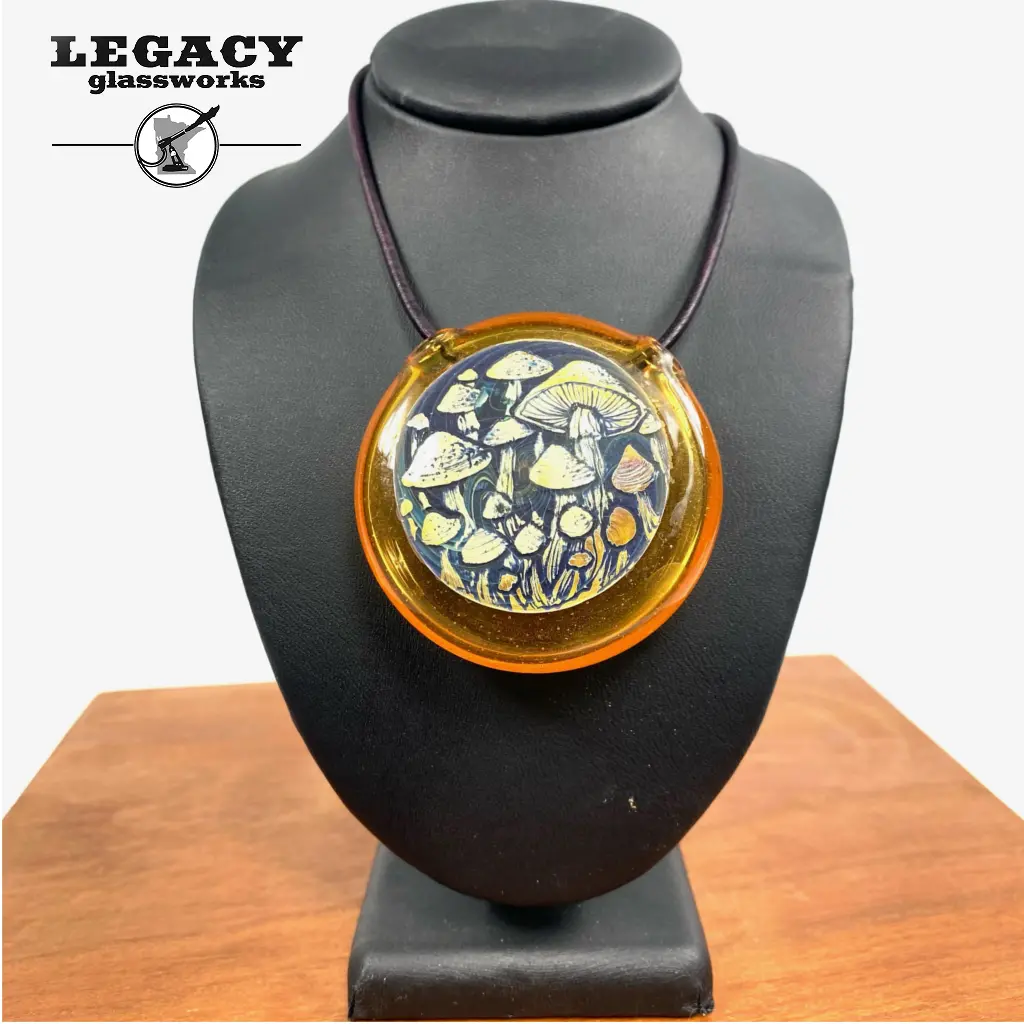 T. Larson Etched Pendant 1