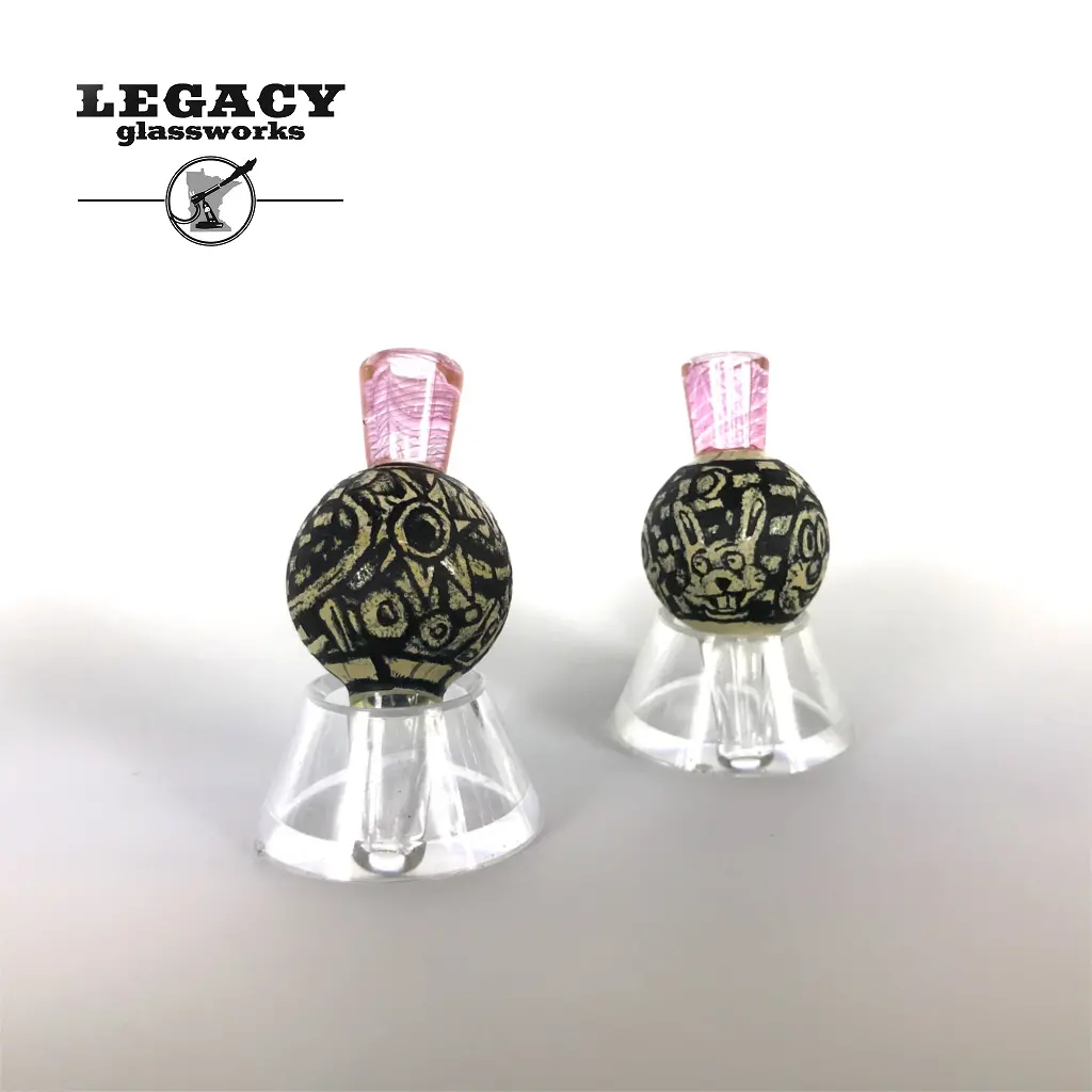 Trevy Metal Heady Etched Bubble Cap 1