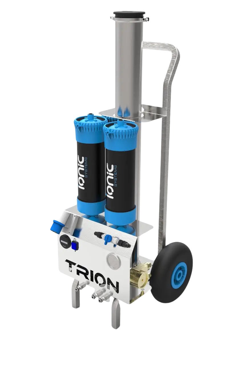 Ionic Systems Trion Ro/Di Electric System (110V) - Portable Professional Window Cleaning Cart 1