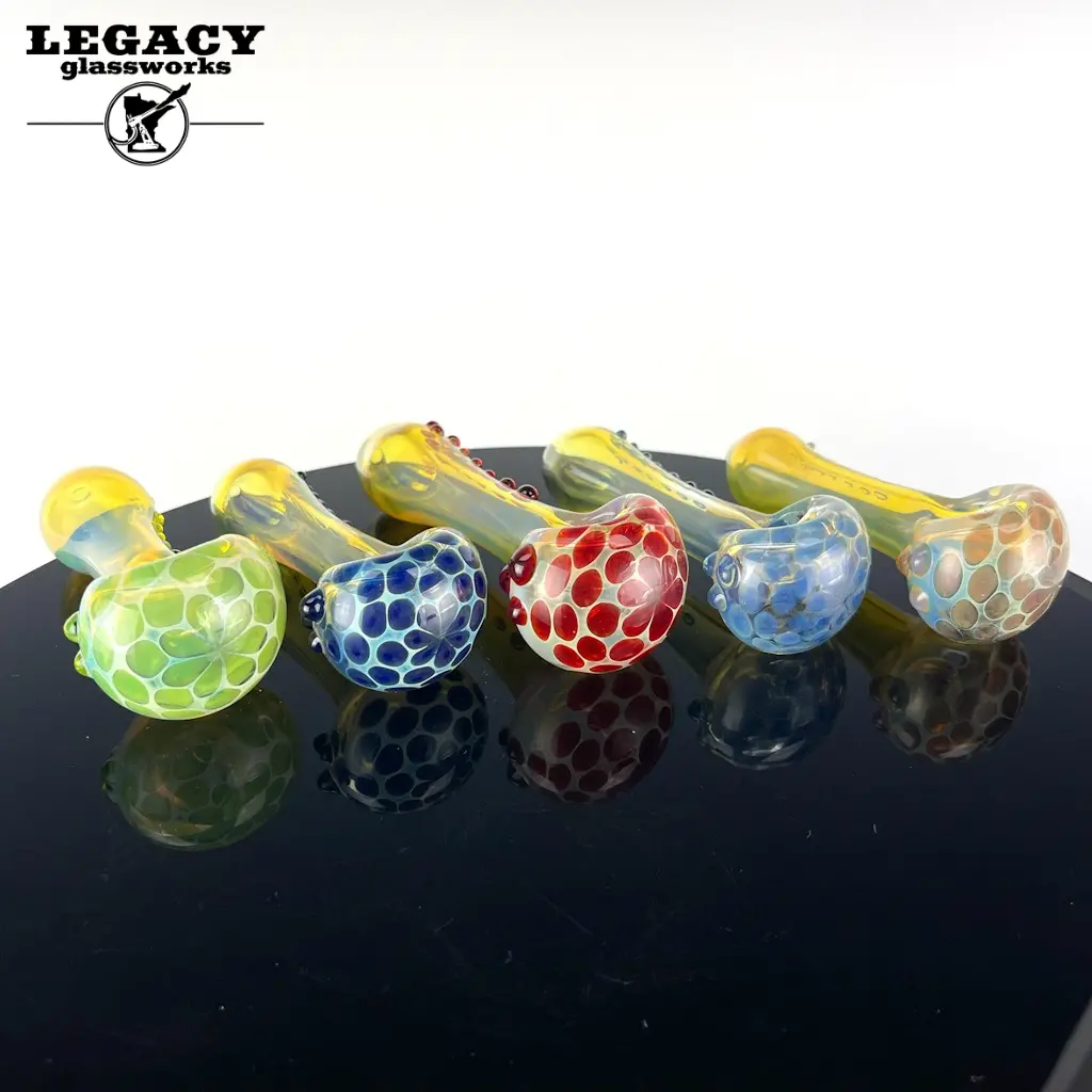 Happy Mess Glass Color Dot Cap Spoon 1