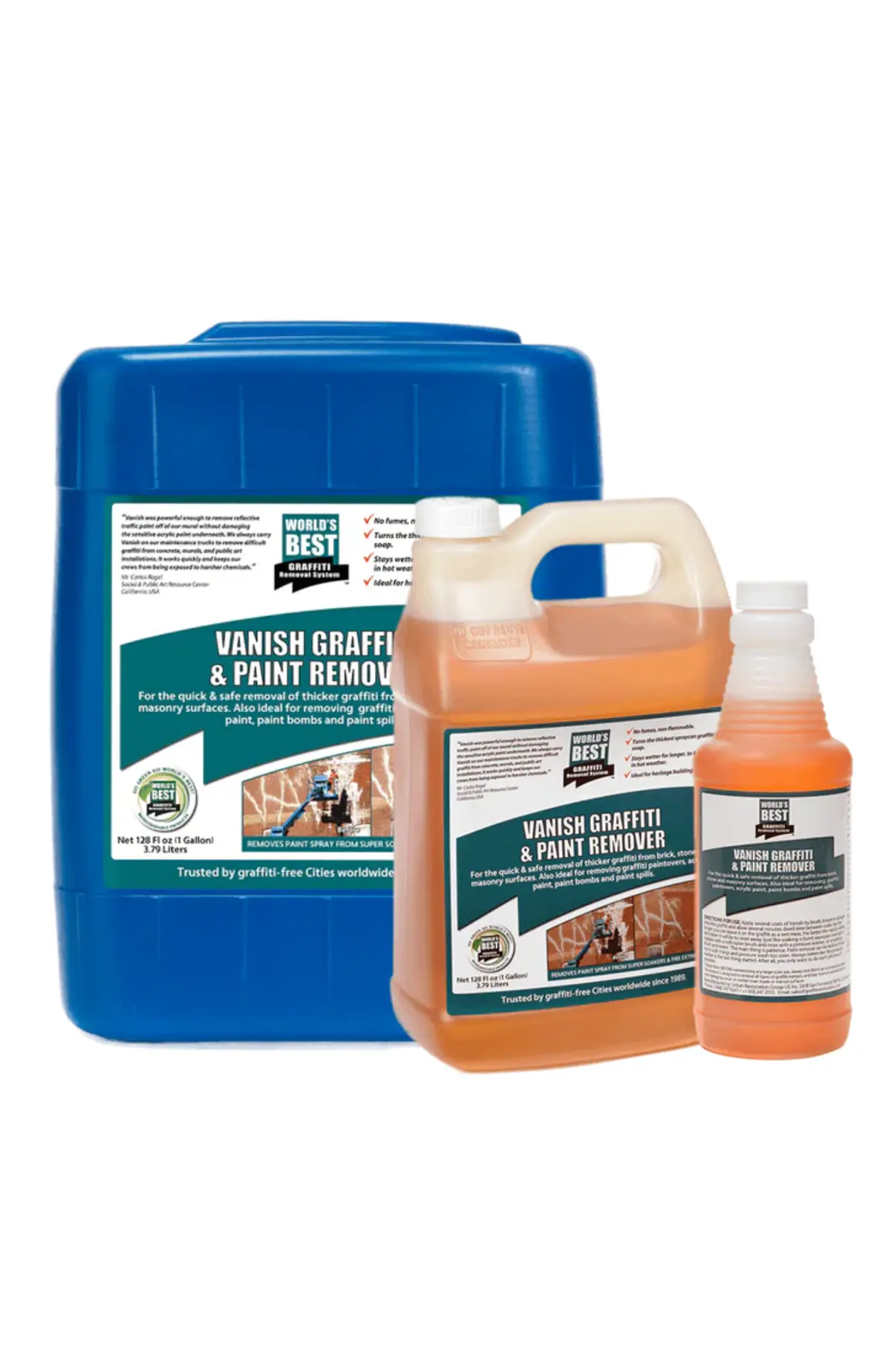 World's Best Graffiti Vanish Graffiti & Paint Remover (You Choose) 1