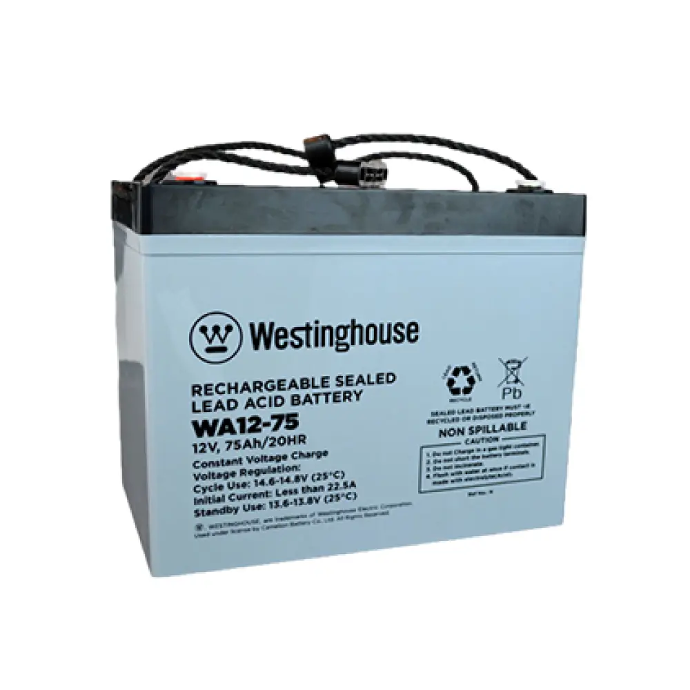 12V 75Ah  Sealed Universal Rechargeable Battery 1