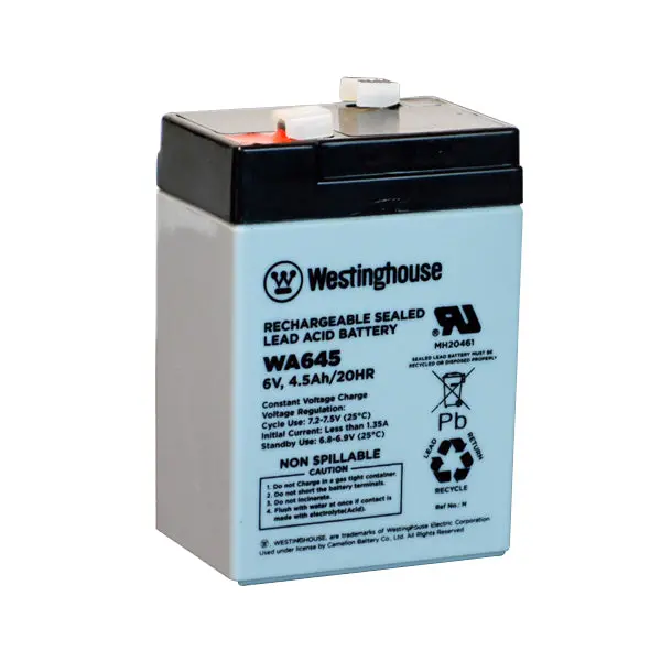 6V 4.5Ah Rechargeable Battery For Ups, Backups, Exit Signs, Counting Scales 1